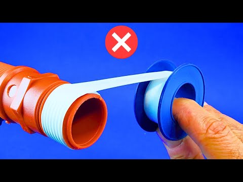 94% of People apply Teflon Pipe Tape incorrectly - This is why it leaks!!