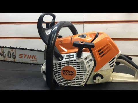 Инжекторная бензопила Stihl MS 500 i непредвиденные последствия