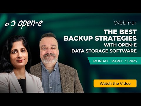 The Best Backup Strategies with Open-E Data Storage Software | Webinar Recording