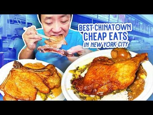 $4 NOODLES! Best Chinatown CHEAP EATS in New York City!
