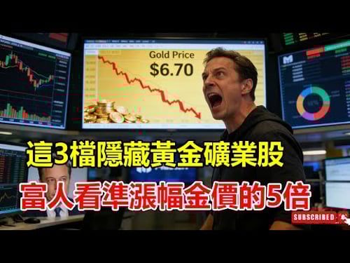 窮人買黃金,富人買金礦股?通膨時代的「槓桿思維」!為什麼這「3 檔黃金礦業股」漲幅是金價的 5 倍?#黃金 #金礦股 #通膨 #投資 #槓桿思維 #財經