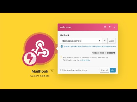 How to use MAILHOOKS in Make.com (formerly Integromat)