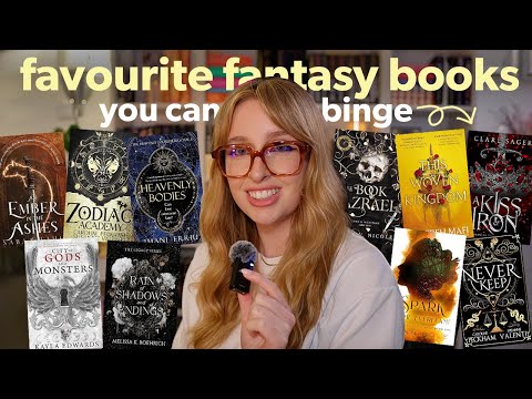 My FAVOURITE fantasy & romantasy books you can binge 🐉📚🧚🏻♀️