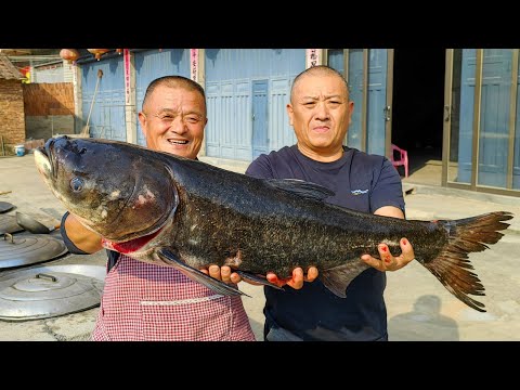 430買條大頭鲢,阿胖山壹魚三吃,鮮而不腥,太好吃了