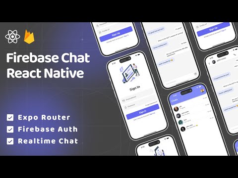 🔴 Build a Realtime Chat App with Firebase | Authentication | Expo Router | React Native Projects