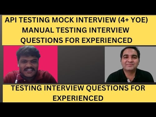 API Testing Interview Questions and Answers| 3+ YOE