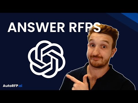 How to use ChatGPT to answer RFPs