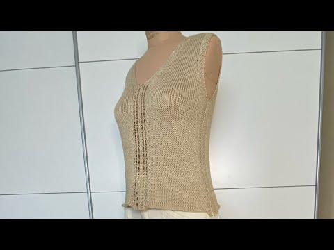 👚Майка-Топ на вязальной машине