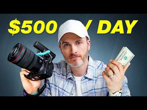 How to Make $500 a Day With a Camera (A Realistic Guide)