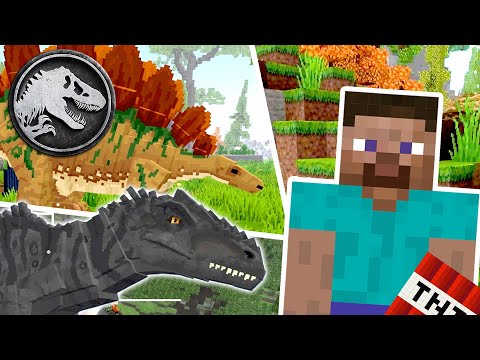 I Got a Job at Jurassic World in MINECRAFT!! | All Episodes Compilation