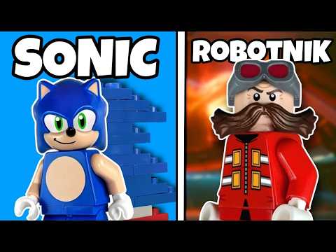 I made EVERY Sonic Movie character in LEGO…