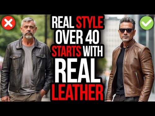 OVER 40? Here’s How To Wear LEATHER Jackets Like a TRUE GENTLEMAN