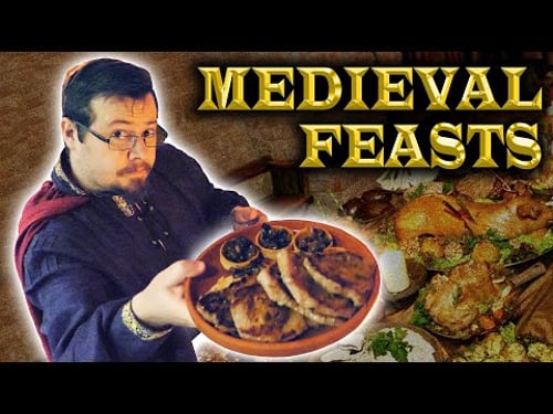 Medieval Misconceptions: FEASTS, DINING, ETIQUETTE and FOOD, filmed at the Abbey Medieval Festival