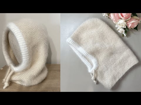 ВЯЖЕМ ТЕПЛЫЙ КАПОР-КАПЮШОН БЕЗ ЗАМОРОЧЕК! ПОДРОБНЫЙ МК НА ВЗРОСЛЫЙ И ДЕТСКИЙ РАЗМЕР!