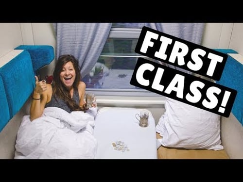 TRANS-SIBERIAN RAILWAY JOURNEY BEGINS! First Class Wagon Tour