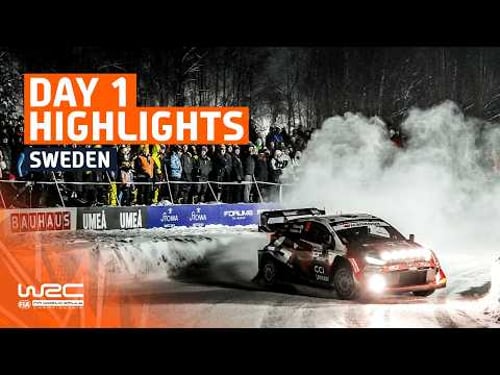 Day 1 Highlights | WRC Rally Sweden 2026