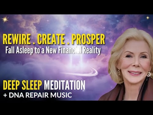 Wealth & Abundance Subconscious Reprogramming | Sleep Meditation (Louise Hay)