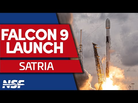 SpaceX Launches Satria Mission On Falcon 9