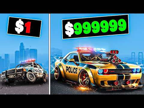 Every time I crash my police car gets more expensive in GTA 5
