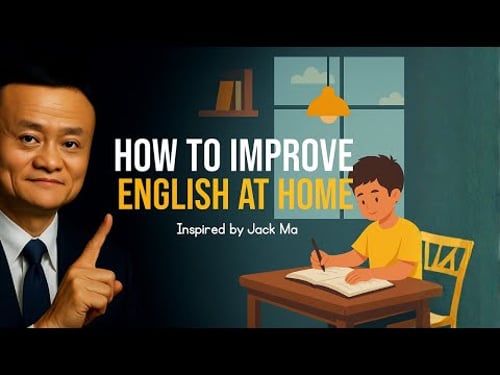How to Improve English at Home | Inspired by Jack Ma