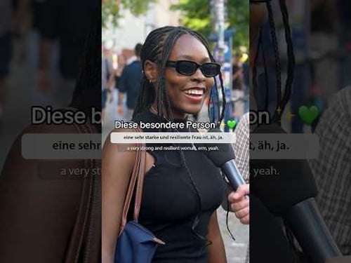 Diese besondere Person ✨💚 #shorts #special #germanlearning