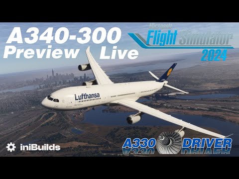 iniBuilds Airbus A340-300 | First Flight LIVE - Crossing the Atlantic | FRA-BOS | Real Airbus Pilot