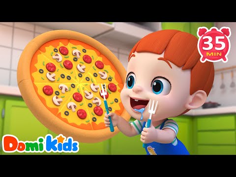 一起做披薩 🍕👩🍳 | 幼兒動手能力培養 | 趣味親子烹飪 | 寶寶生活技能啟蒙 | 快樂成長兒歌🎵 | 寶貝多米