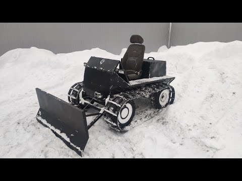 Новый Универсальный Помощник УП-1 . гусеничный минитрактор который тянет 3.5 тонны!