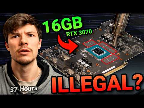 Nvidia Tried to Stop This... 2X VRAM GPU Mod