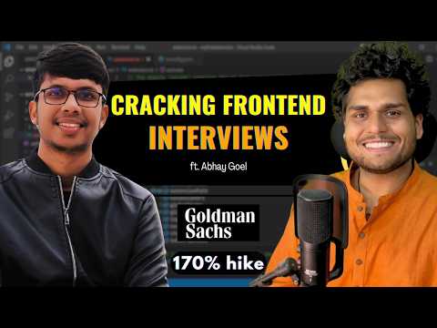 Cracking Frontend Interview - Goldman Sachs (Questions & Preparation Strategy)