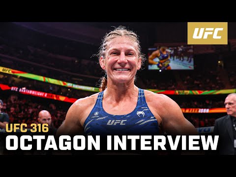 Kayla Harrison Octagon Interview | UFC 316