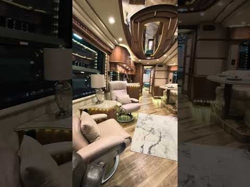 Rare 2013 Prevost Liberty Coach on display at The Prevost Plus Motorcoach Extravaganza!