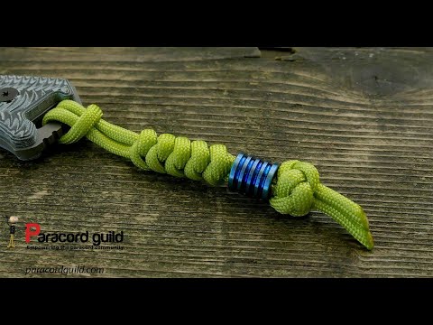 Basic paracord knife lanyard