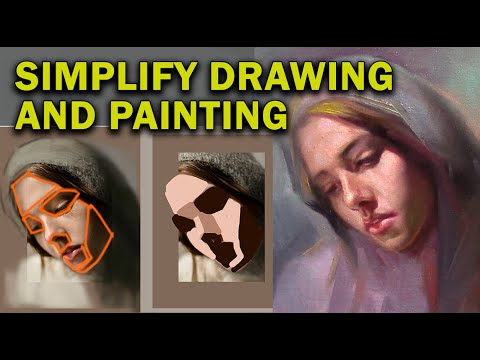 How to Simplify Drawing and Painting Portraits