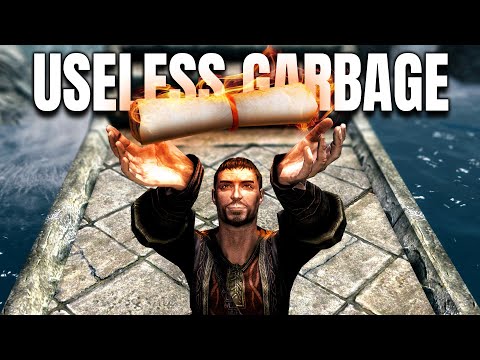 Can you play Skyrim using ONLY Scrolls?