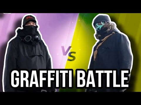 WER GEWINNT? Komm 1VS1 | 16. GRAFFITI BATTLE