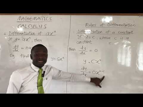 CALCULUS (Step by step in Differentiation)
