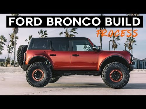 FORD BRONCO BUILD PROCESS | APG ProRunner