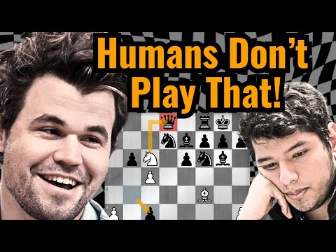 Is Magnus A COMPUTER?? 4000 Elo QUEEN SAC Destroys GM! "This Shouldn't Work!"