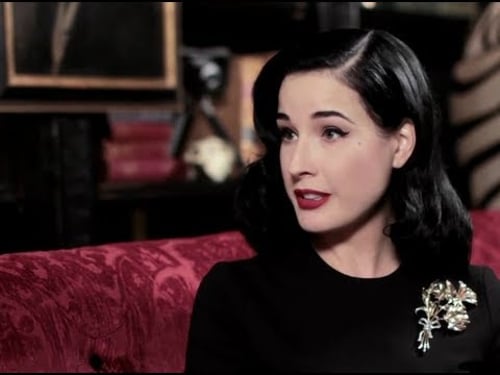 Harper's Bazaar The Look with Dita Von Teese