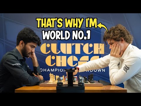Magnus Carlsen Shows Why He Is Still Number 1 Against Gukesh