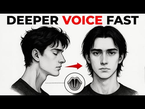 How To Make Your Voice Deeper Permanently (In No Time) | 10 Voicemaxxing Secrets
