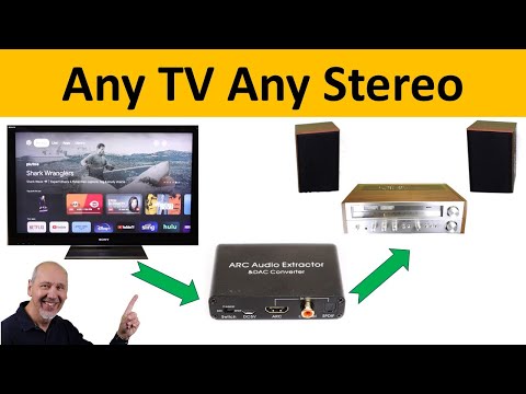 One Adapter for Any TV To Any Stereo, 3 Easy Steps to Great TV Sound