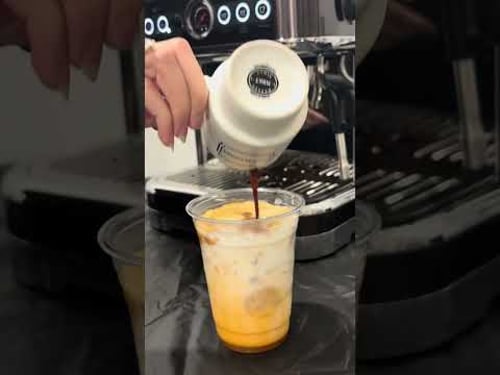 frosted carrot cake latte tutoial ๐ฅโ๏ธ๐ #coffeeathome #coffee #espressomachine