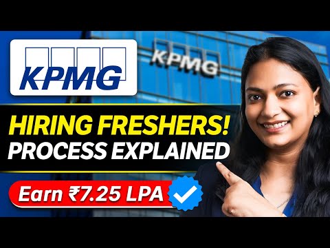 KPMG HIRING Process For FRESHERS | Full Details