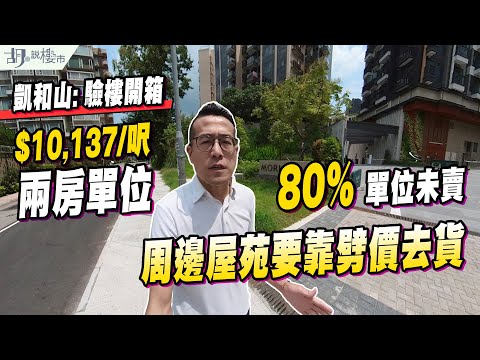 🏔凱和山: 驗樓🏔$10,137/呎兩房單位開箱❗️80%單位未賣,周邊屋苑要靠劈價去貨❓|屯門掃管笏|胡‧說樓市