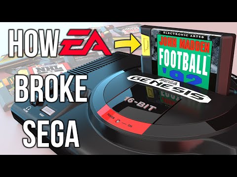 How EA Broke Sega | The Story Behind EA's Yellow Tab Genesis Carts