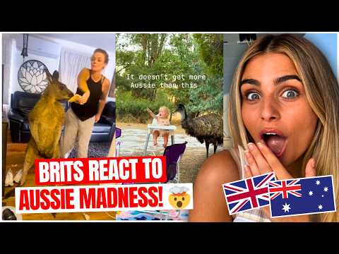 Brits REACT to the Most AUSTRALIAN Clips Ever! 🤣🇦🇺