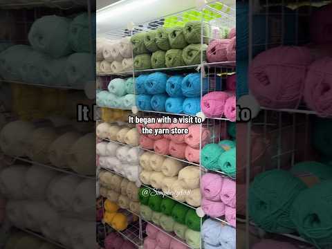 🧶❤️Mini Adventure from yarn store to finished project #simplicity888 #cardigan #crochettutorial