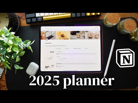 Get organized in Notion 💻 for a productive 2025 | Notion Tour